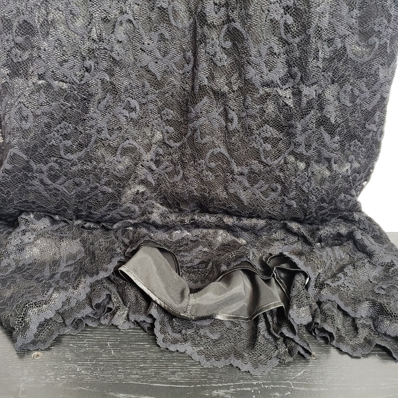 NWT Kiyonna Black Lace‎ Formal Dress Women's 0x (10/12) - Picture 2 of 16